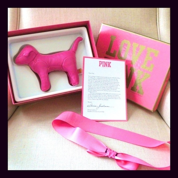 Rare Victorias Secret Pink Employee Exclusive Billion Dollar Dog - Picture 1 of 15